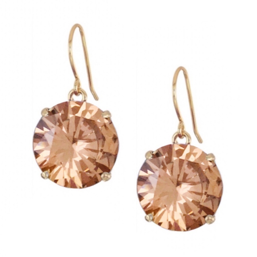 KATE SPADE Shine On French Wire Champagne Earrings
